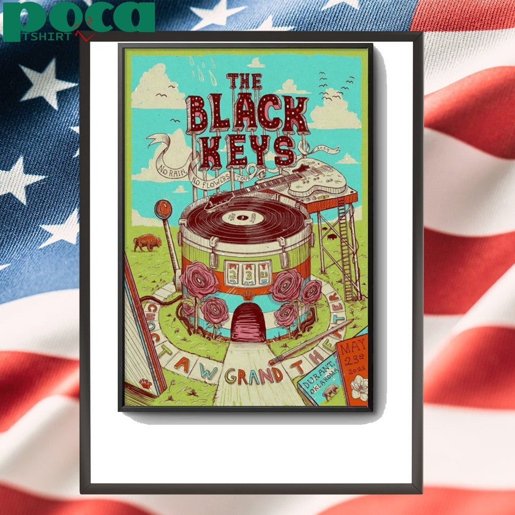 The Black Keys May 23 2025 In Durant OK Poster shirt