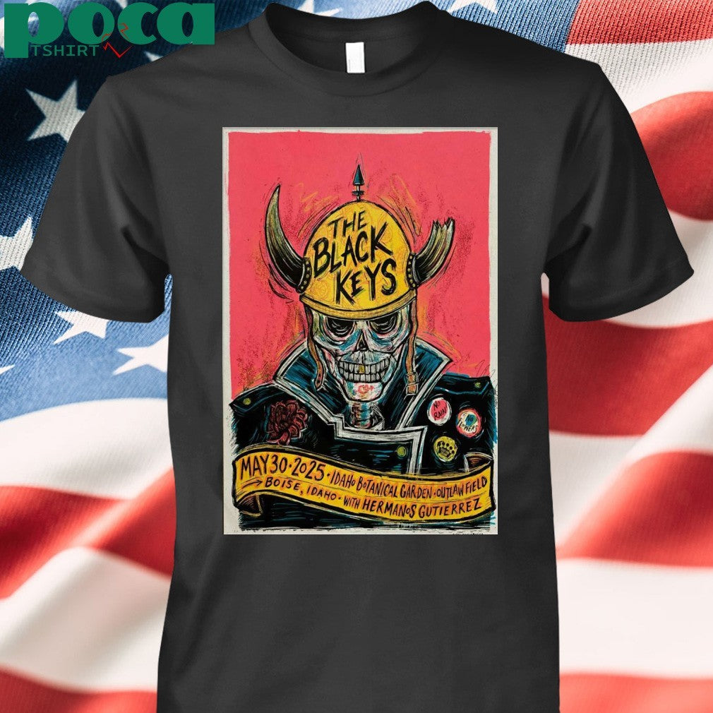 The Black Keys May 30 2025 At the Idaho Botanical Garden in Boise ID Poster Shirt