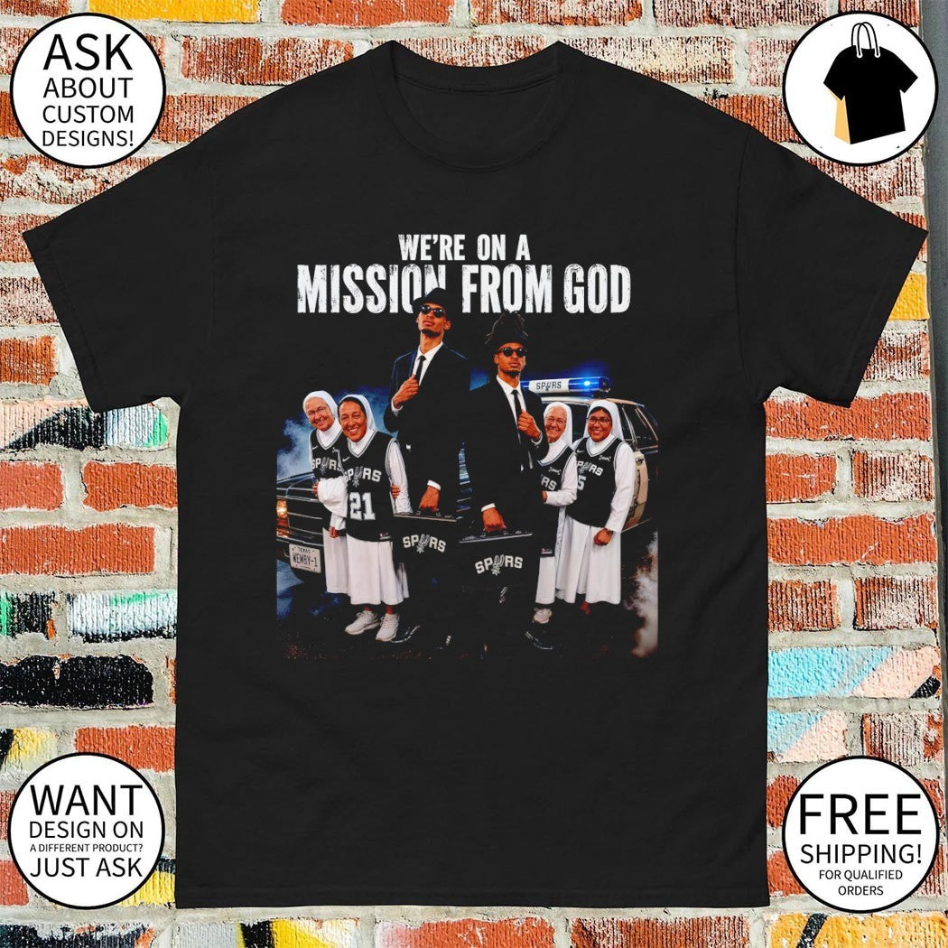 The Blues Brothers We’re on a mission from God San Antonio Spurs Basketball 2026 shirt