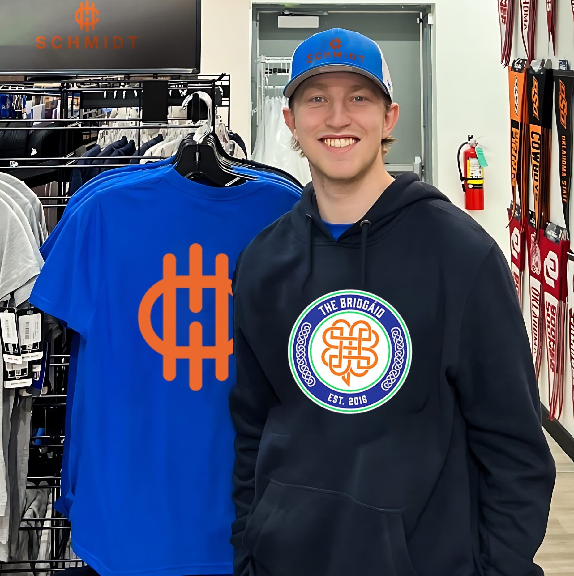 The Briogaid Celtic Seal Est 2016 Clover shirt