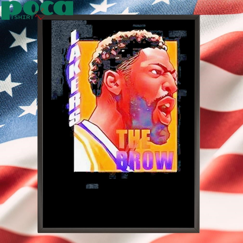The Brow Anthony Davis Los Angeles Lakers Portraishirt