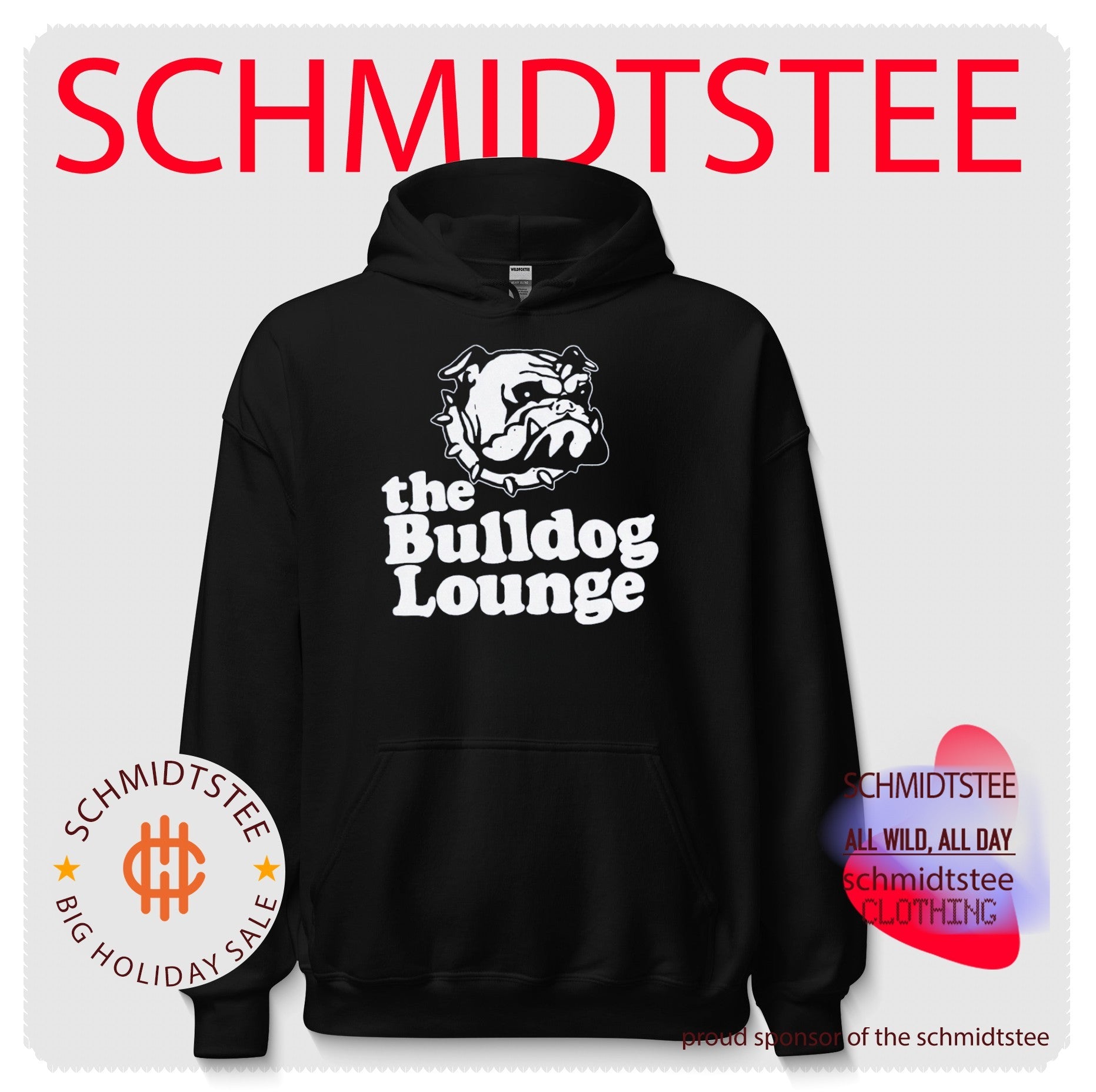 The Bulldog Lounge dog lover bar pub shirt