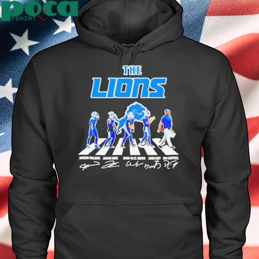 The Detroit Lions Abbey Road signature shirt