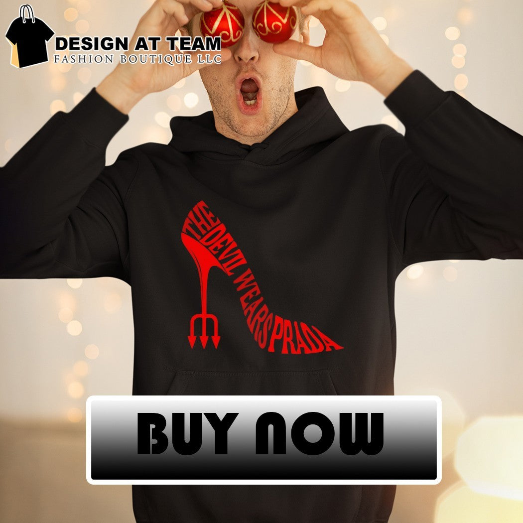 The Devil Wears Prada inspired red high heel shirt