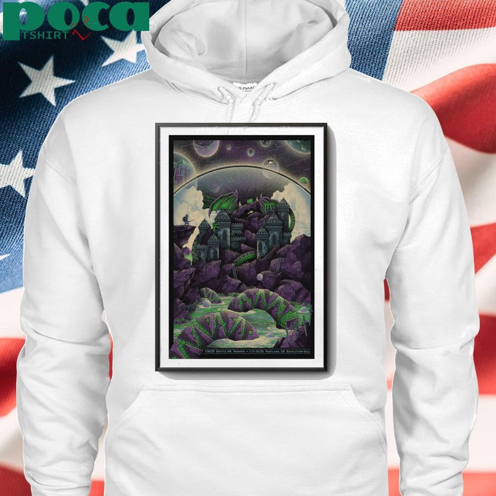The Disco Biscuits 2025 Shows in Seattle WA And Portland OR Poster shirt