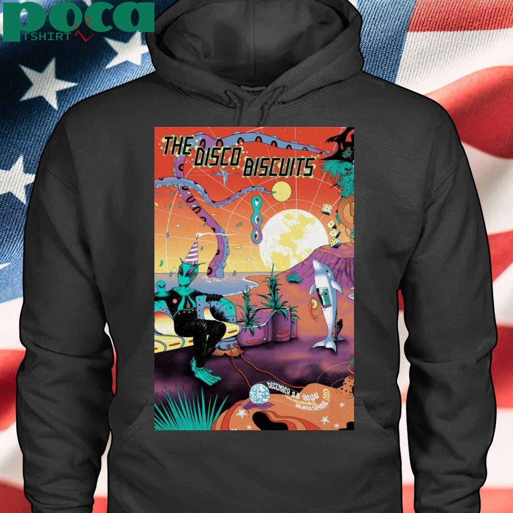 The Disco Biscuits Dec 28 2024 Silver Spring MD Poster shirt