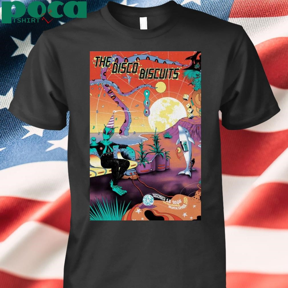 The Disco Biscuits Dec 28 2024 Silver Spring MD Poster shirt