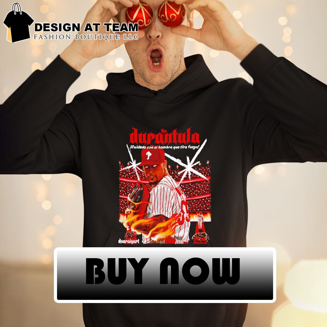 The Durantula Jhoan Duran Philadelphia Phillies Baseball Cuidado con el hombre quetira fuego shirt