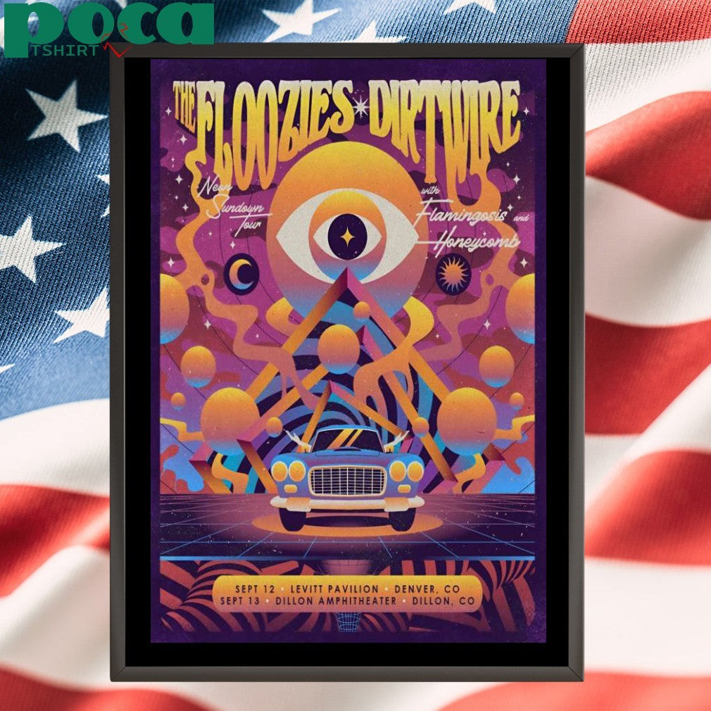 The Floozies Colorado Tour Sept 12-13 2025 Poster Shirt