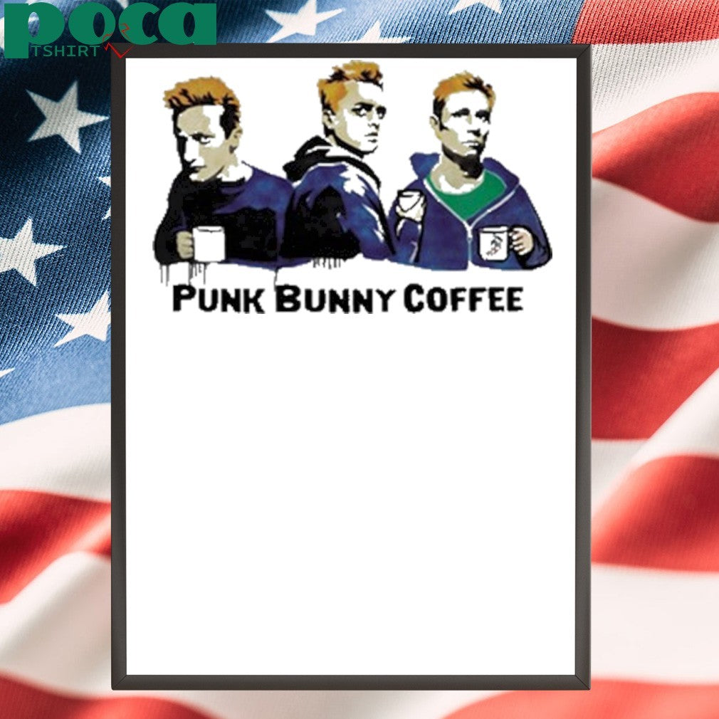 The Graffiti Punk Bunny Coffee Shirt