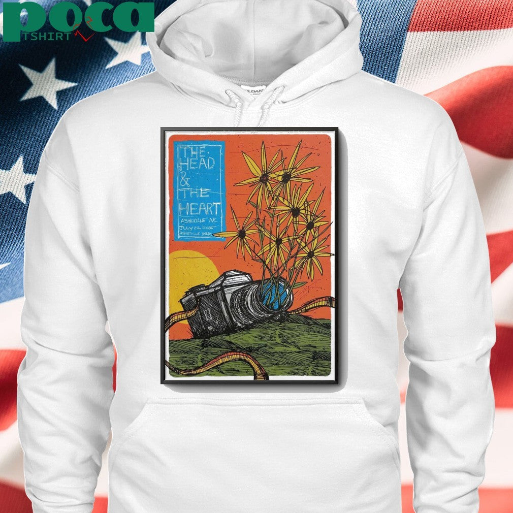 The Head And The Heart Jul 22 2025 In Asheville NC Poster shirt