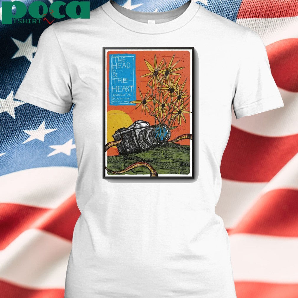 The Head And The Heart Jul 22 2025 In Asheville NC Poster shirt