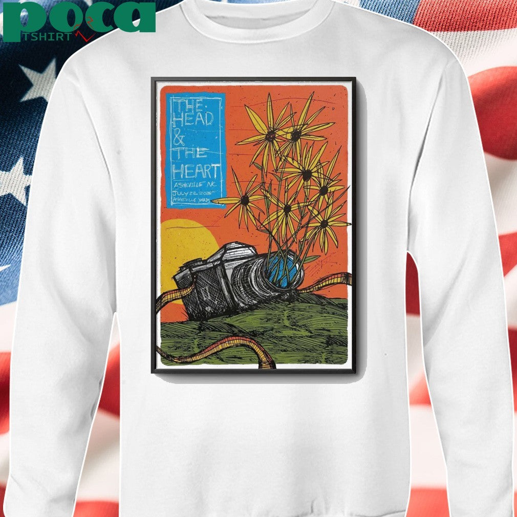 The Head And The Heart Jul 22 2025 In Asheville NC Poster shirt