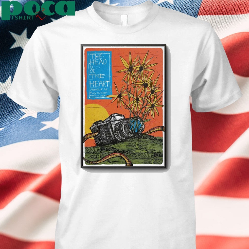 The Head And The Heart Jul 22 2025 In Asheville NC Poster shirt