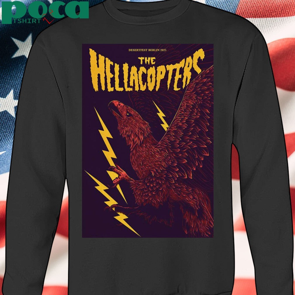 The Hellacopters Desertfest Berlin Tour 2025 Poster shirt
