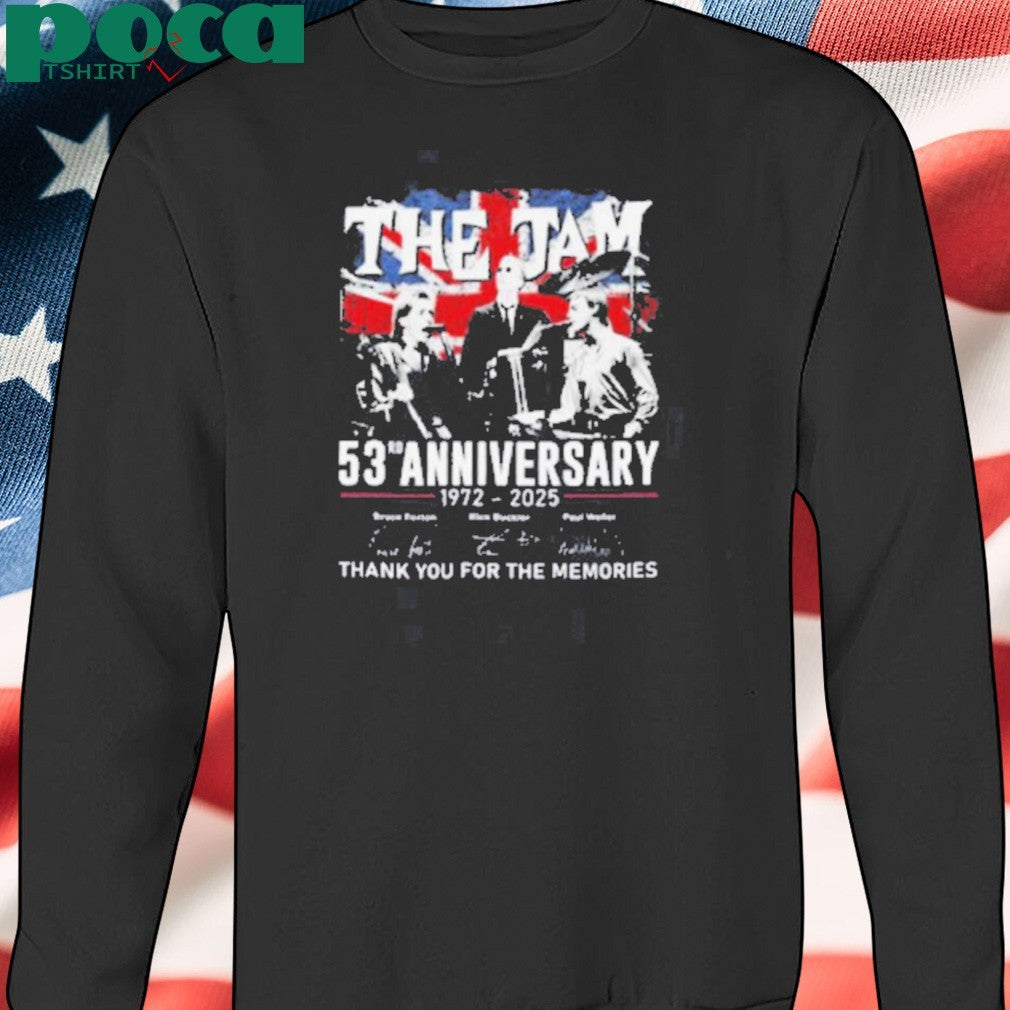 The Jam 53rd Anniversary 1972 2025 Signature shirt