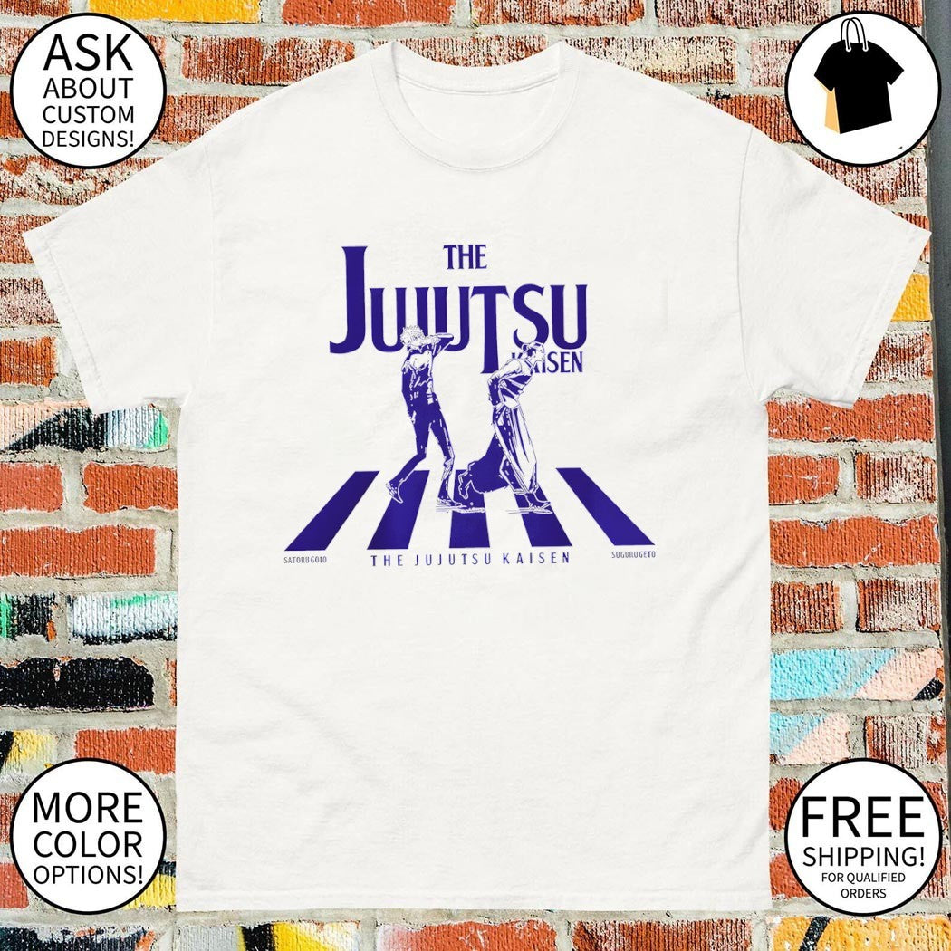 The Jujutsu Kaisen Frienda Satoru Gojo Suguru Abbey Road 2026 shirt
