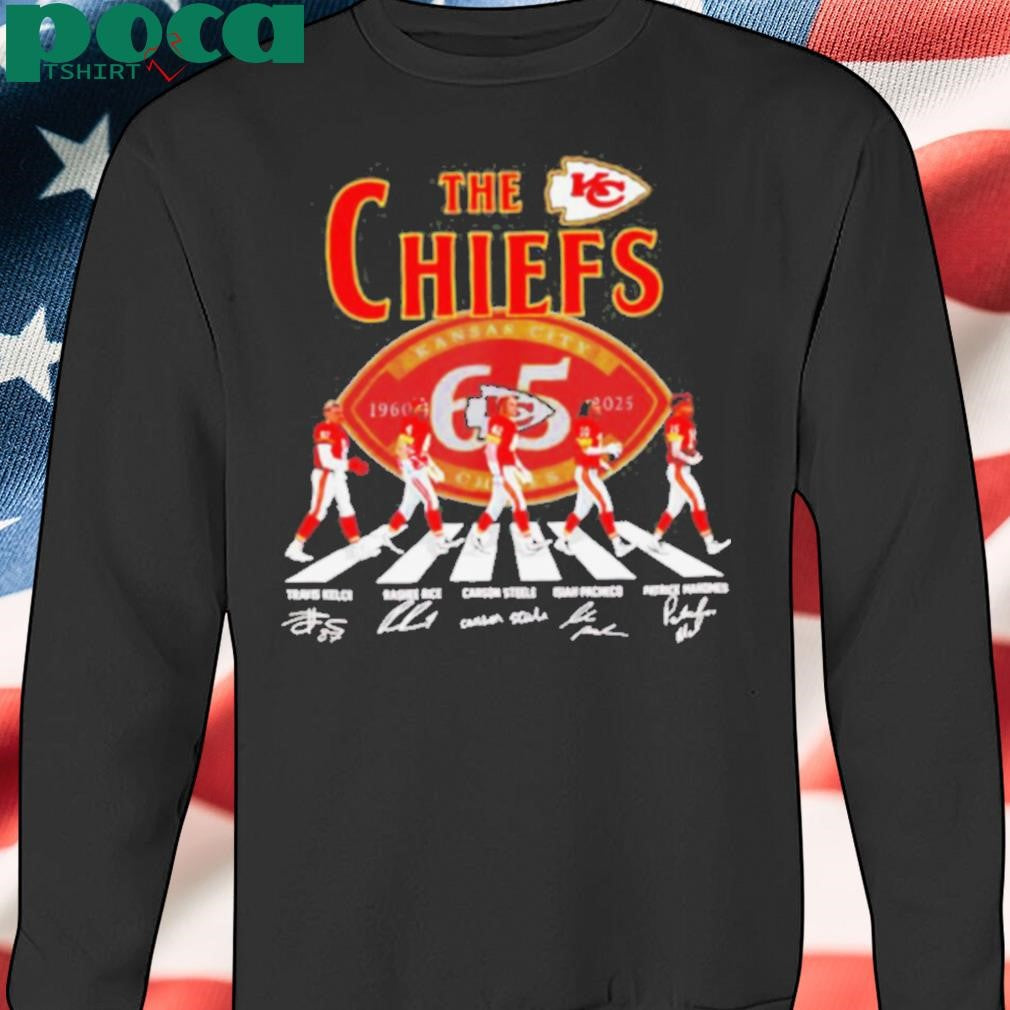 The KC Chiefs 65 years 1965 2025 team players shirt