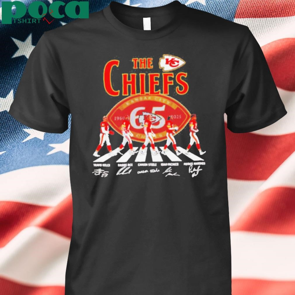 The KC Chiefs 65 years 1965 2025 team players shirt