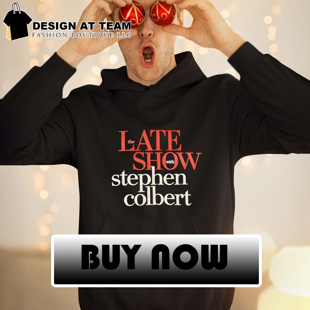 The Last Show with Stephen Colbert 2026 political shirt
