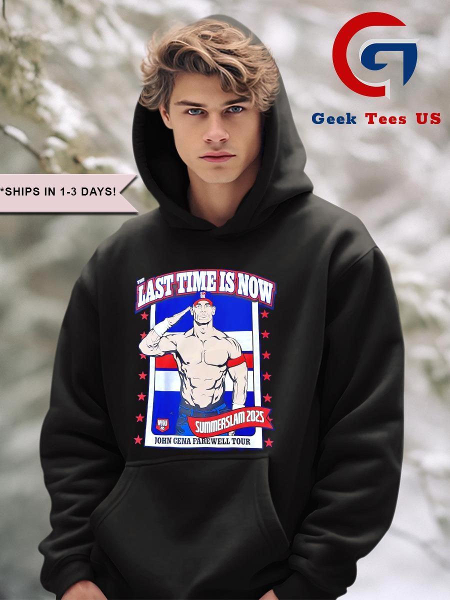 The Last Time is Now John Cena Farewell Tour SummerSlam 2025 shirt