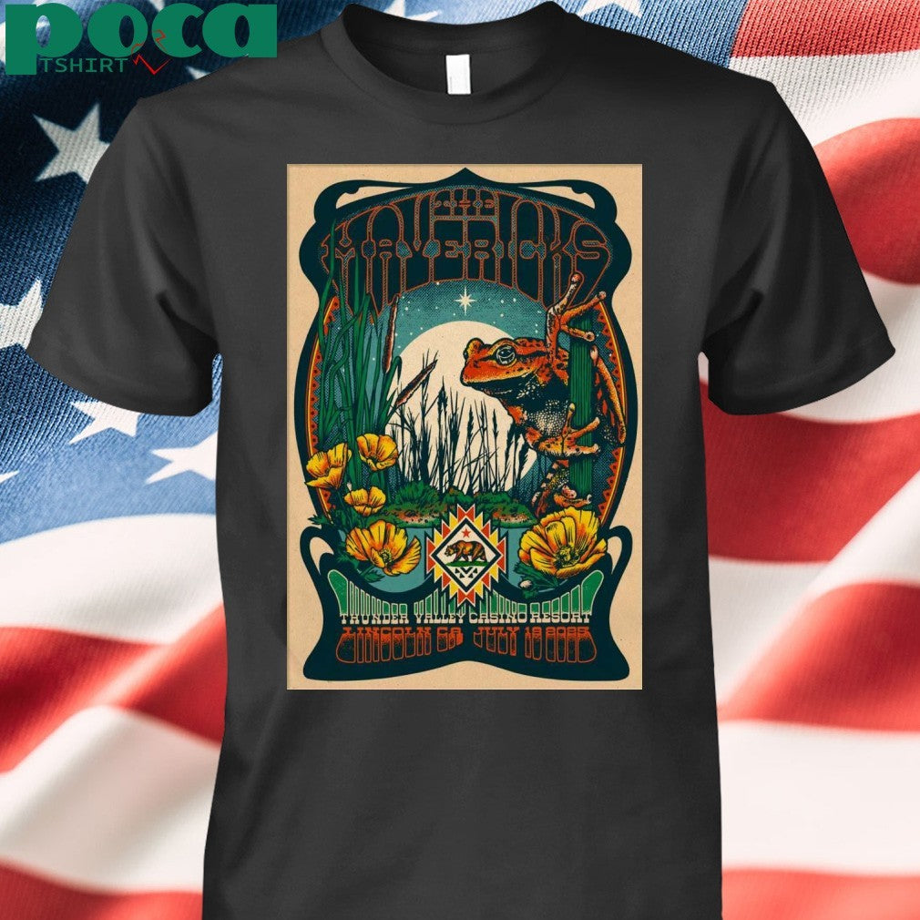 The Mavericks Jul 19 2025 Thunder Valley Casino Resort In Lincoln CA Poster T-shirt