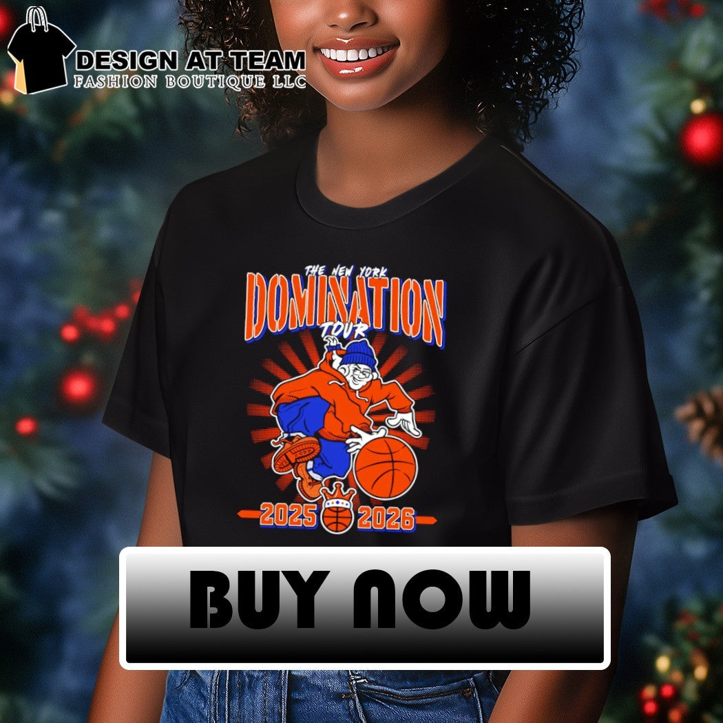 The New York Domination Tour Knicks basketball 2025-2026 shirt