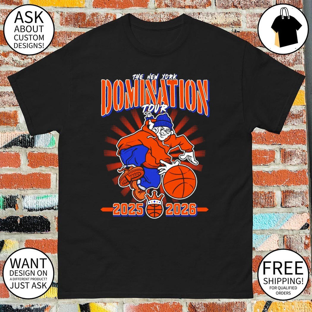 The New York Domination Tour Knicks basketball 2025-2026 shirt