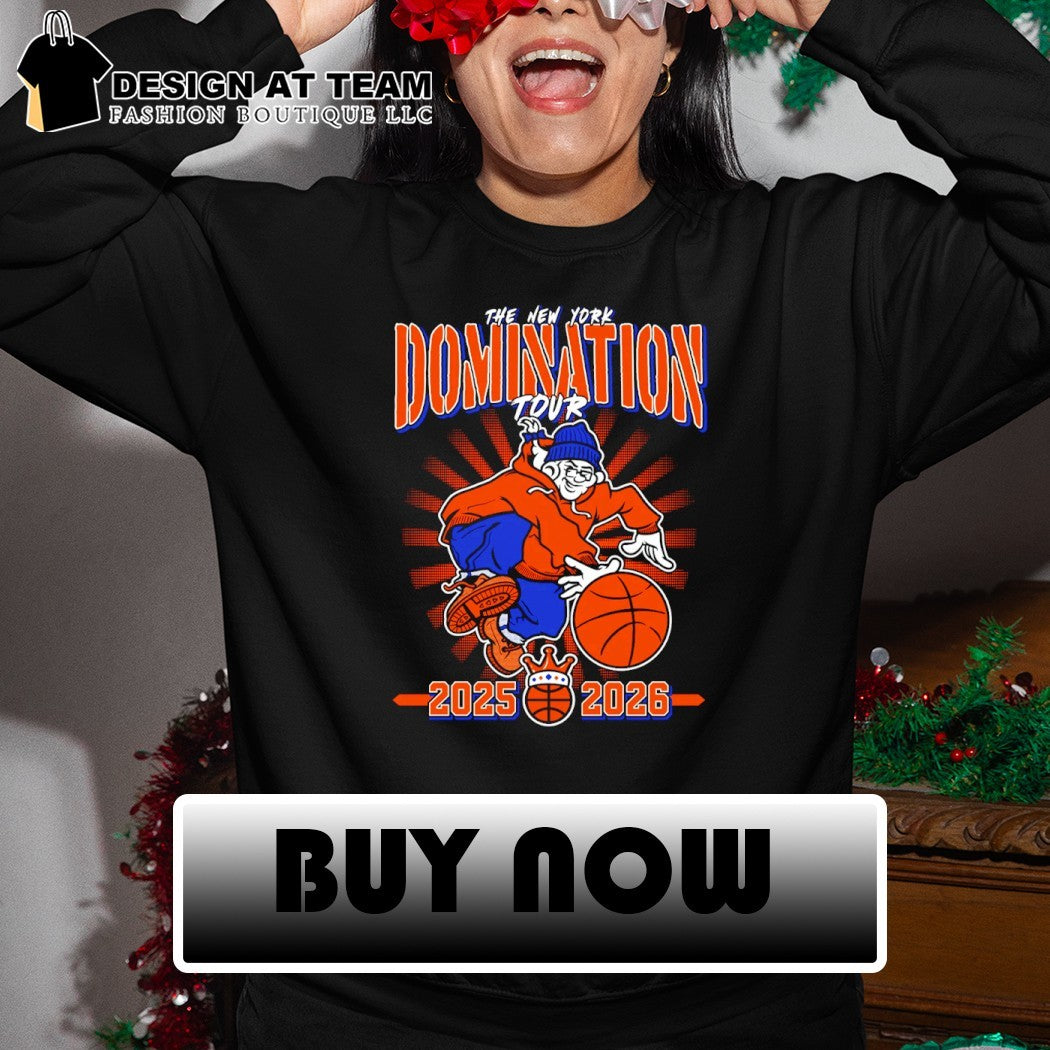 The New York Domination Tour Knicks basketball 2025-2026 shirt