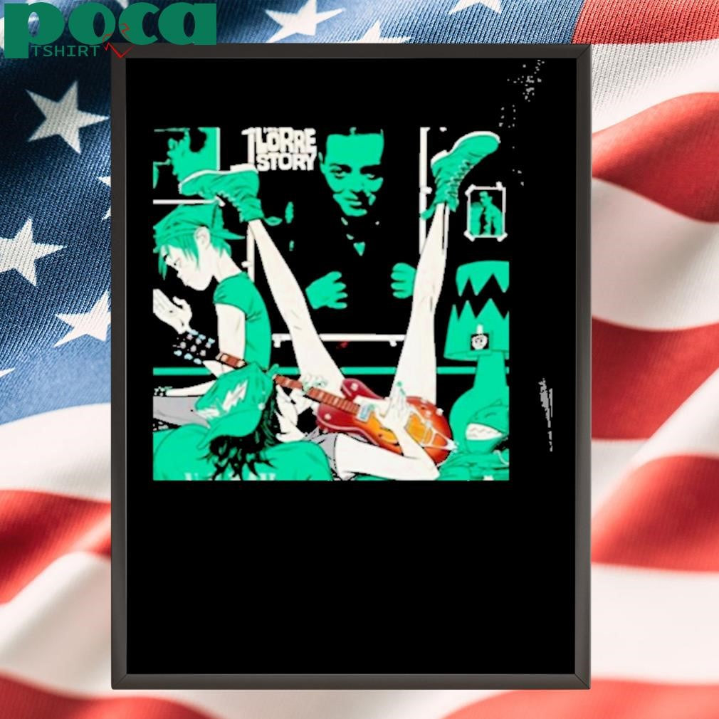 The Now Now Gorillaz 25 Capsule Green Room T Shirt