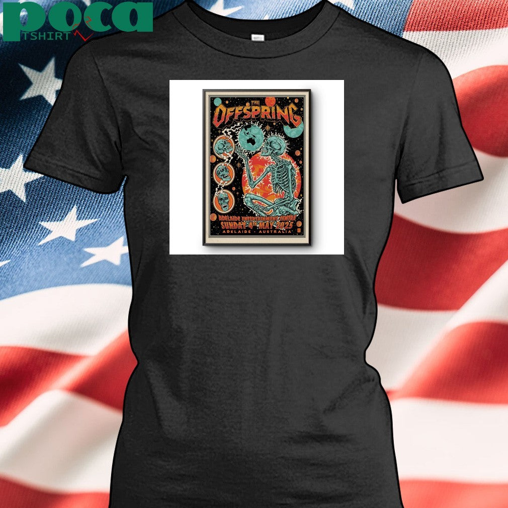 The Offspring May 4 2025 Adelaide Entertainment Centre In Adelaide Australia Poster Shirt