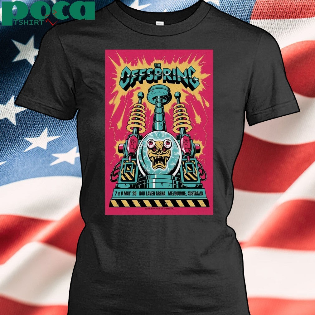 The Offspring May 7-8 2025 Rod Laver Arena Melbourne VIC Poster Shirt