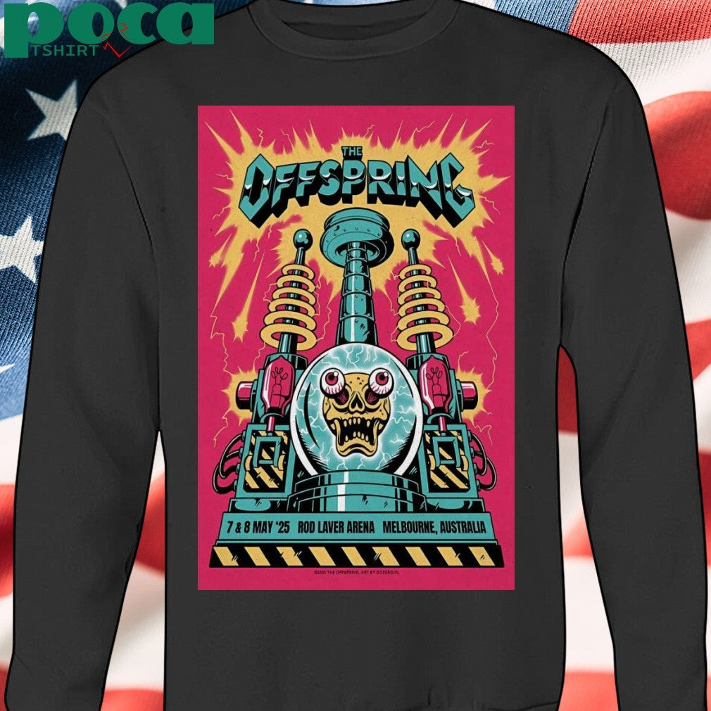 The Offspring May 7-8 2025 Rod Laver Arena Melbourne VIC Poster Shirt