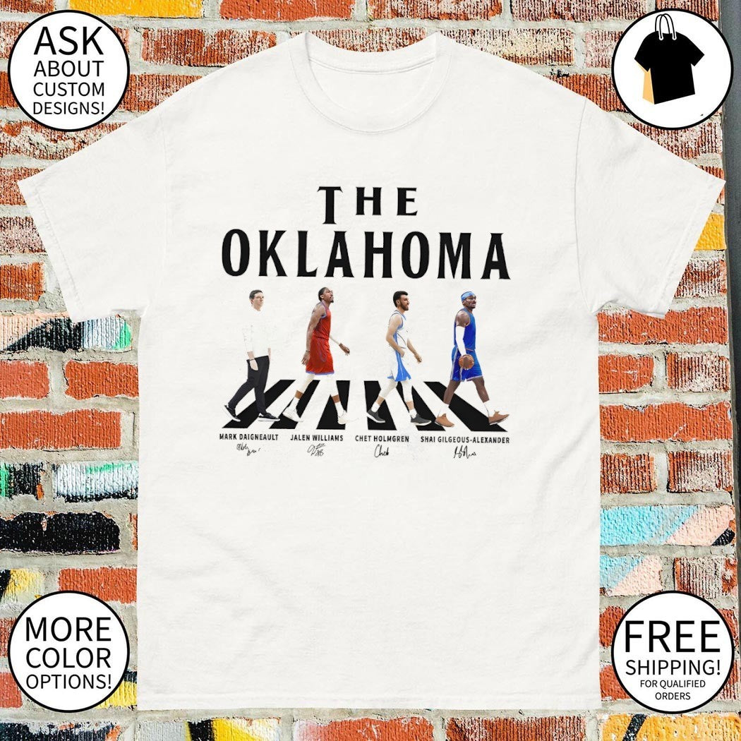 The Oklahoma Walking Signatures Jalen Williams Shai Gilgeous Holmgren shirt
