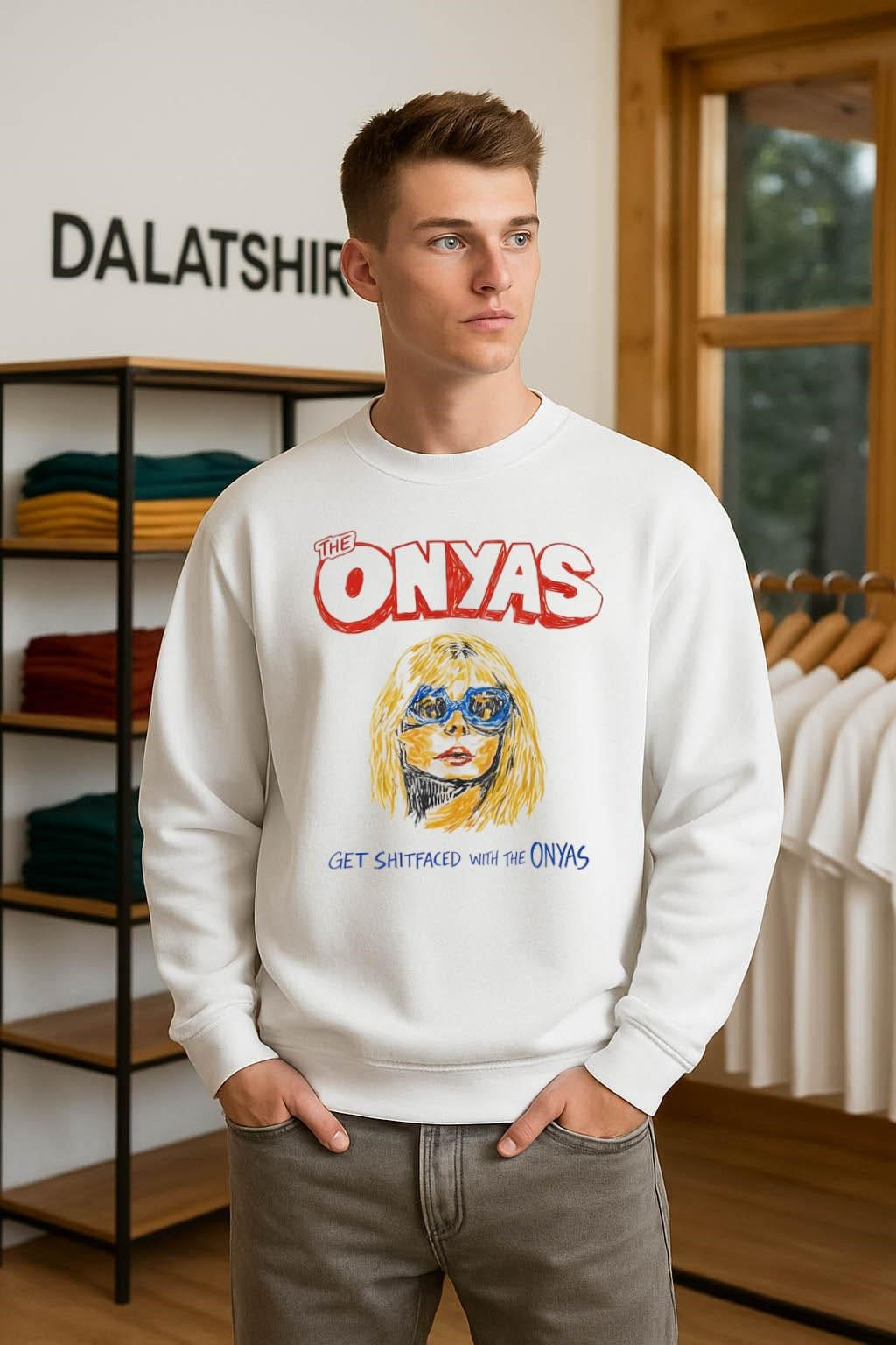 The Onyas Get Shitfaced With The Onyas Band shirt