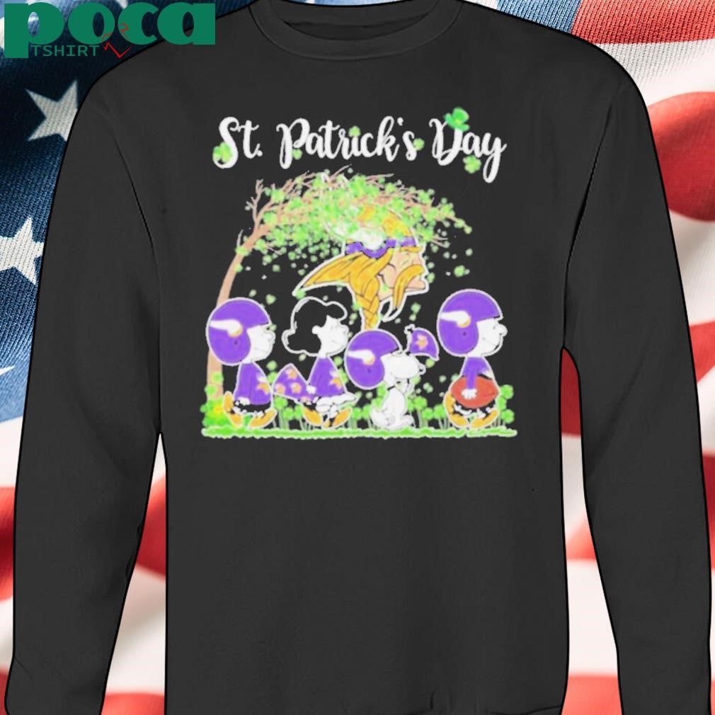 The Peanuts X Minnesota Vikings St Patrick’s Day Shirt