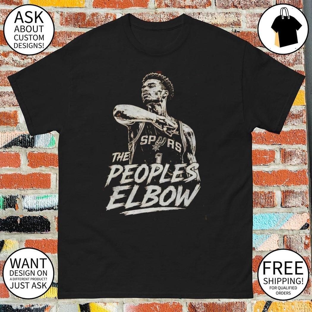 The People’s Elbow Victor Wembanyama Naz Reid San Antonio Spurs Basketball 2026 shirt