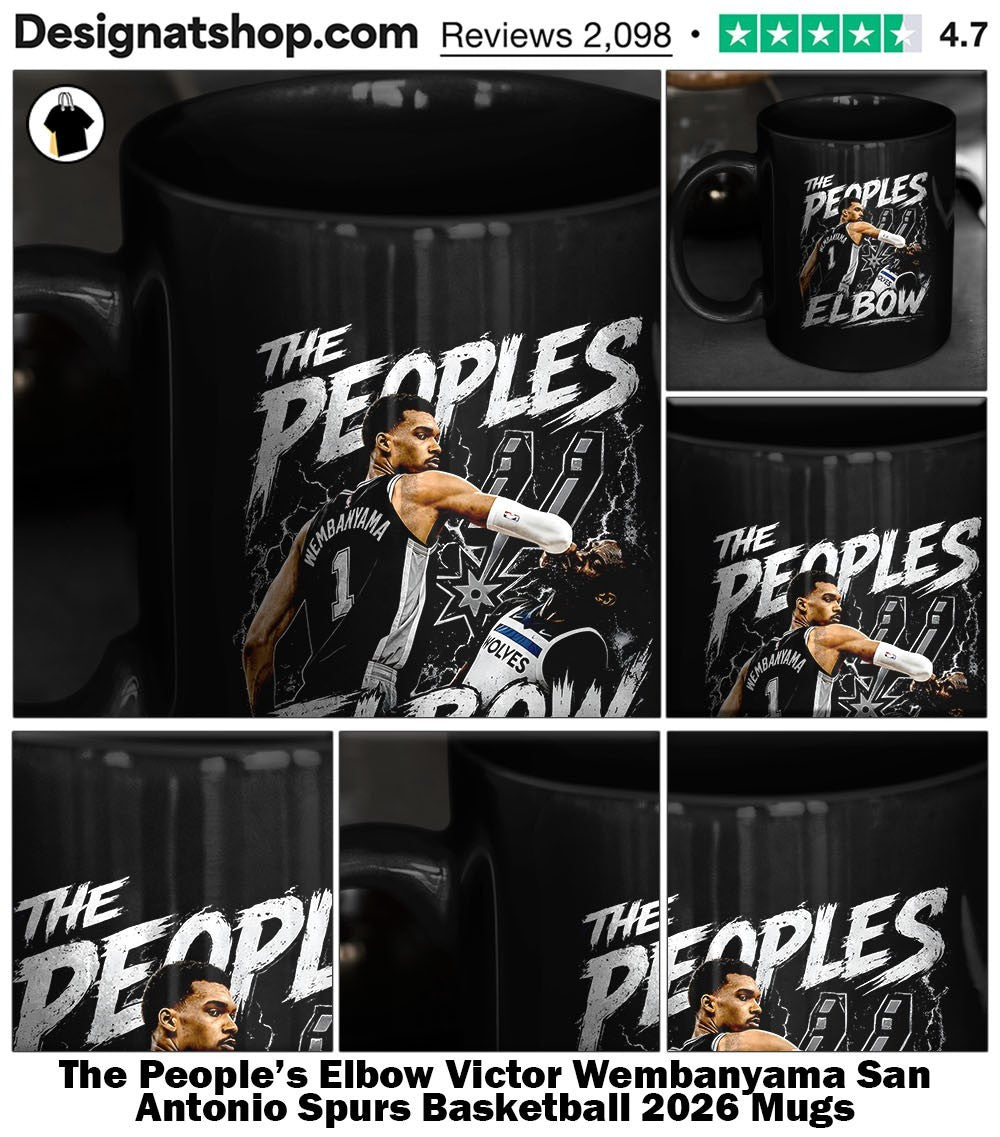 The People’s Elbow Victor Wembanyama San Antonio Spurs Basketball 2026 shirt