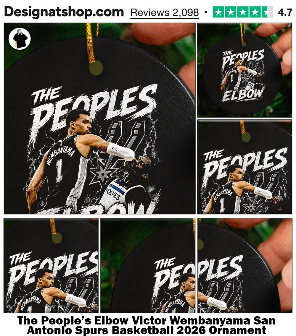 The People’s Elbow Victor Wembanyama San Antonio Spurs Basketball 2026 shirt