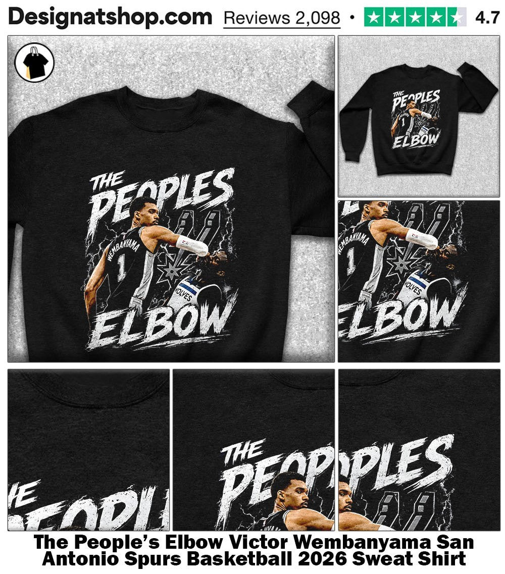 The People’s Elbow Victor Wembanyama San Antonio Spurs Basketball 2026 shirt
