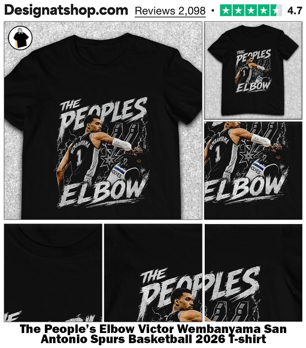 The People’s Elbow Victor Wembanyama San Antonio Spurs Basketball 2026 shirt