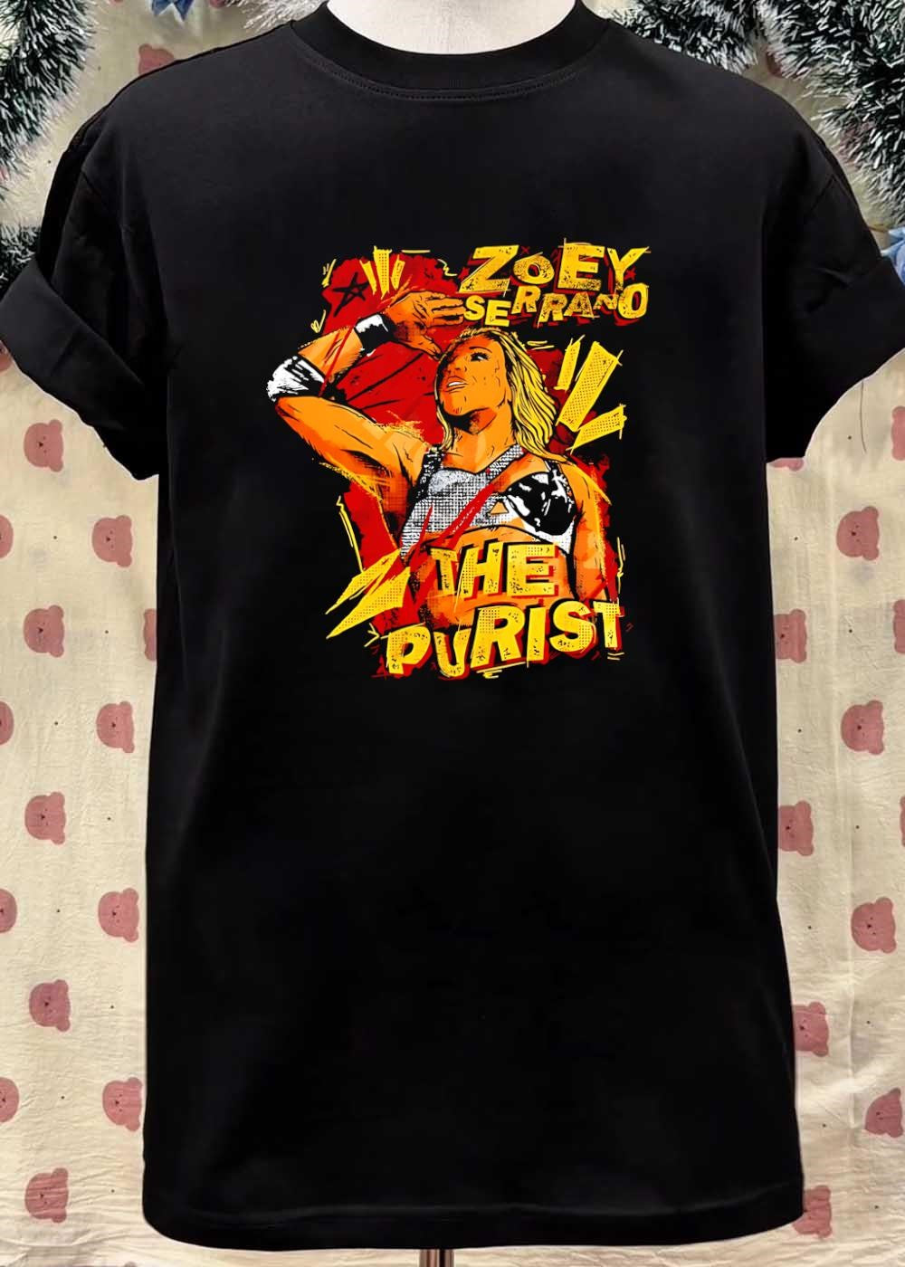 The Purist Zoey Serrano Wrestling Portrait T-Shirt