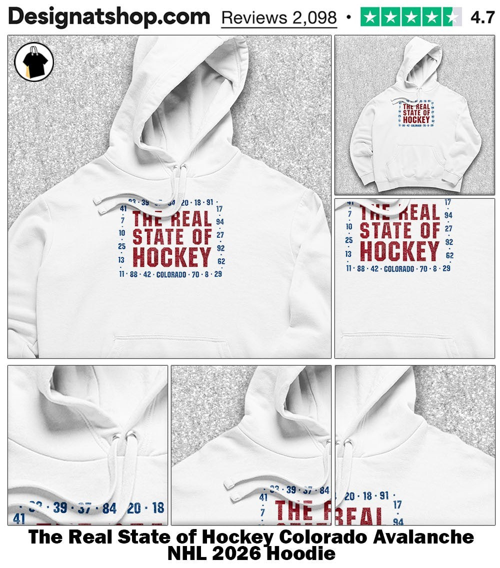 The Real State of Hockey Colorado Avalanche NHL 2026 shirt