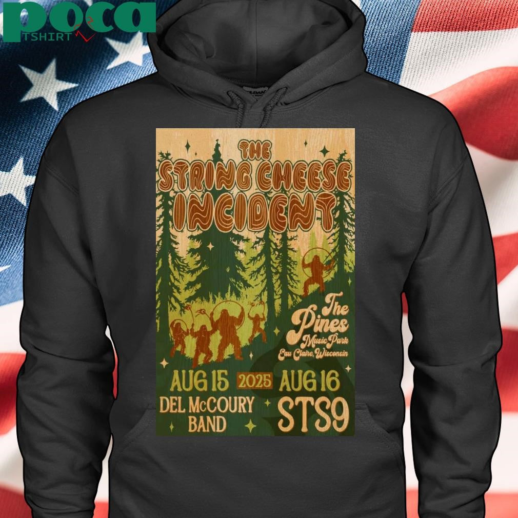 The String Cheese Incident August 15-16 2025 Eau Claire WI Poster shirt