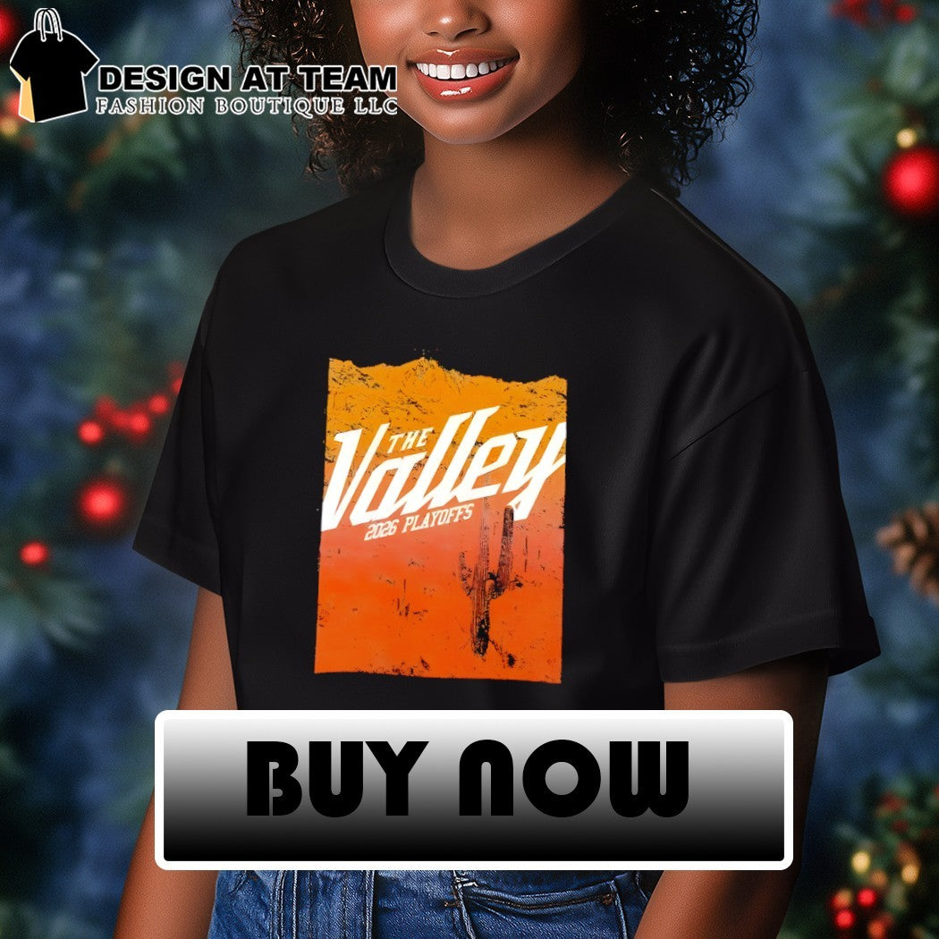 The Valley 2026 Playoffs Phoenix Suns New Era NBA shirt