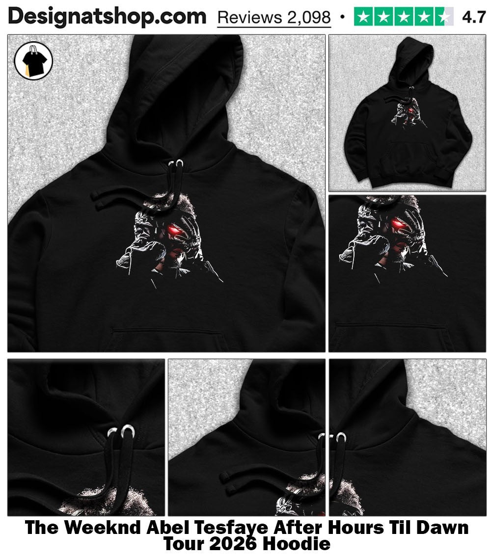 The Weeknd Abel Tesfaye After Hours Til Dawn Tour 2026 shirt