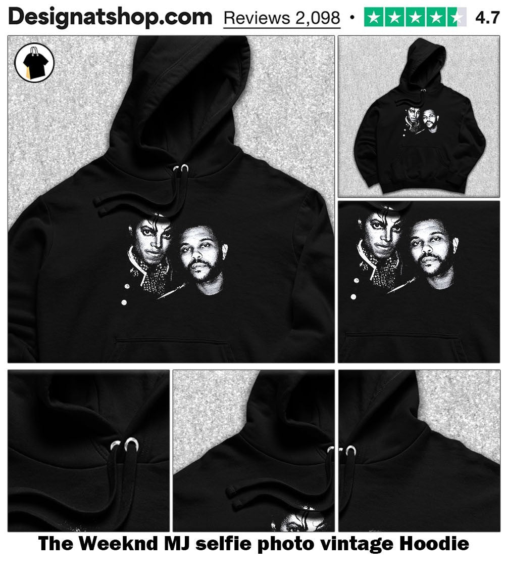 The Weeknd MJ selfie photo vintage shirt