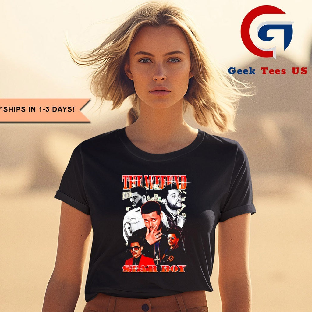 The Weeknd Starboy graphic shirt