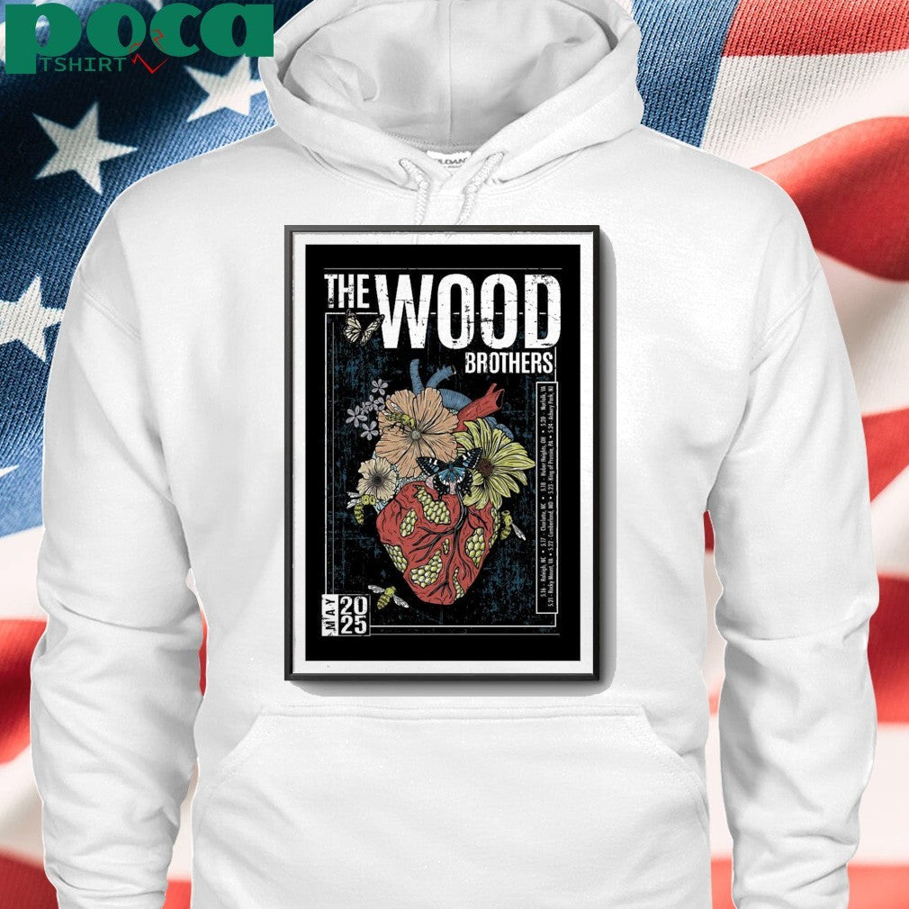 The Wood Brothers May 2025 Poster shirt