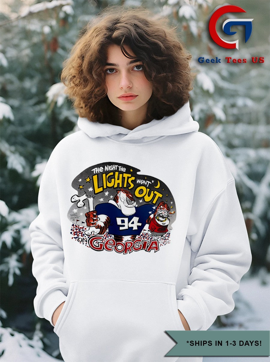 The night the lights out went Georgia shirt
